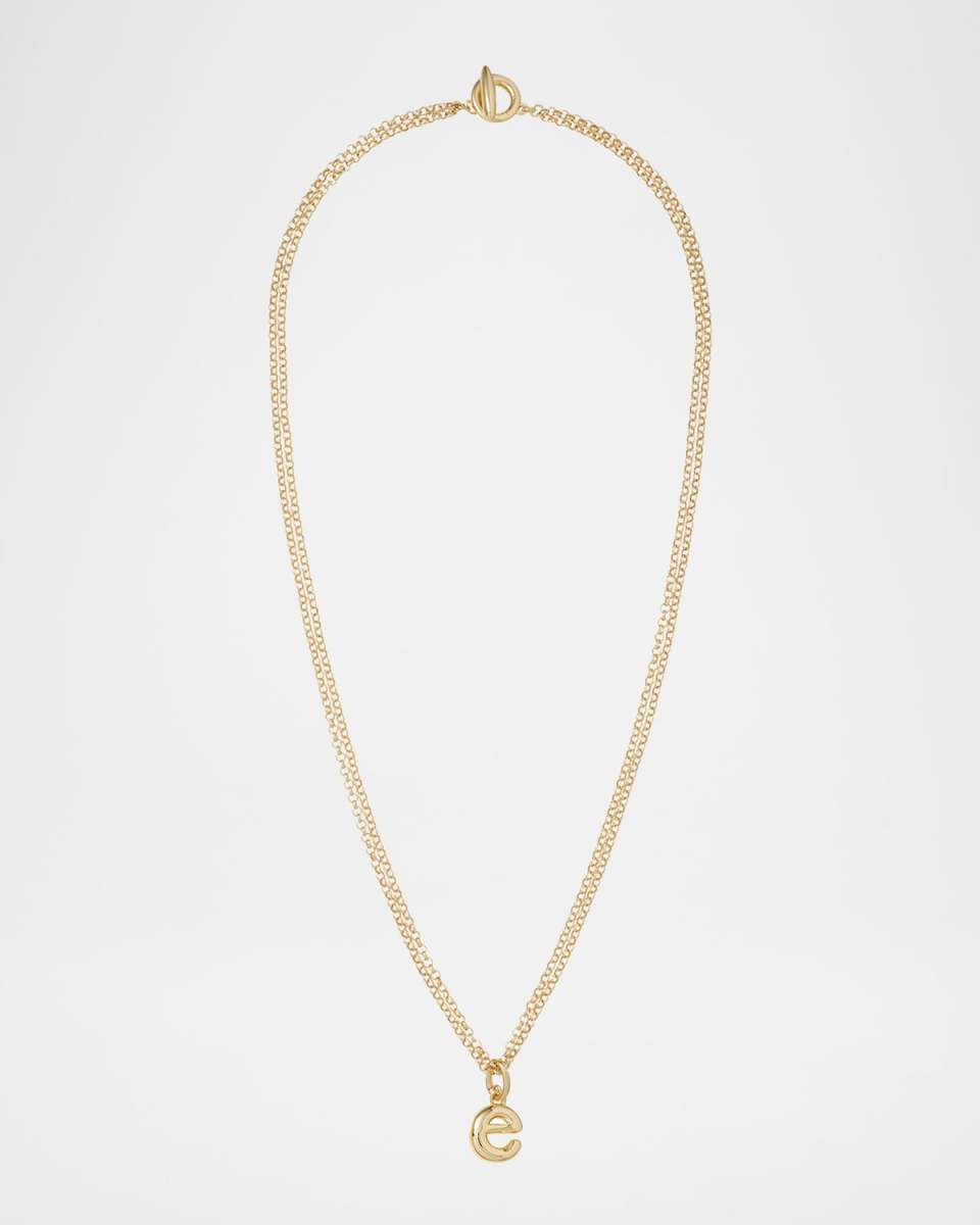 The Puffy Initial Necklace